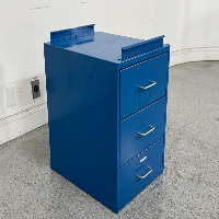 3 Drawer Metal Filing Cabinet image 0